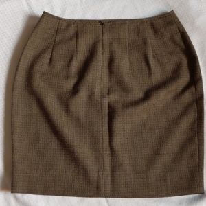 Havre Bernard lined wool tweed skirt 12